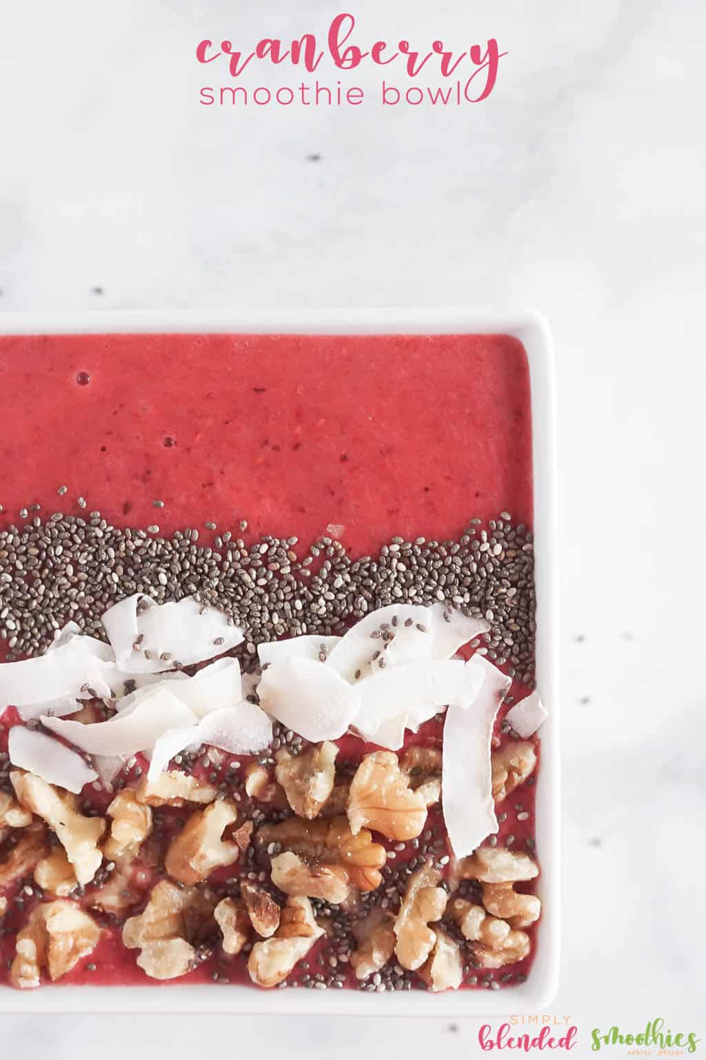 Cranberry Smoothie Bowl