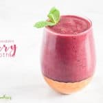 Delicious Antioxidant Berry Smoothie Recipe - a yummy healthy smoothie recipe that is full of antioxidant rich berries