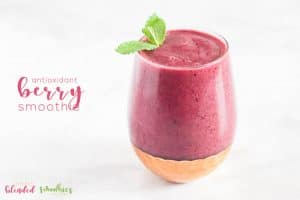 Delici4 Delicious Antioxidant Berry Smoothie Recipe 4 Banana Smoothie