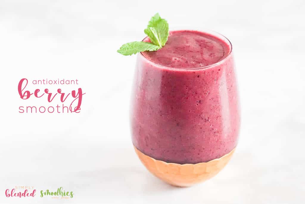 Delicious Antioxidant Berry Smoothie Recipe - A Yummy Healthy Smoothie Recipe That Is Full Of Antioxidant Rich Berries