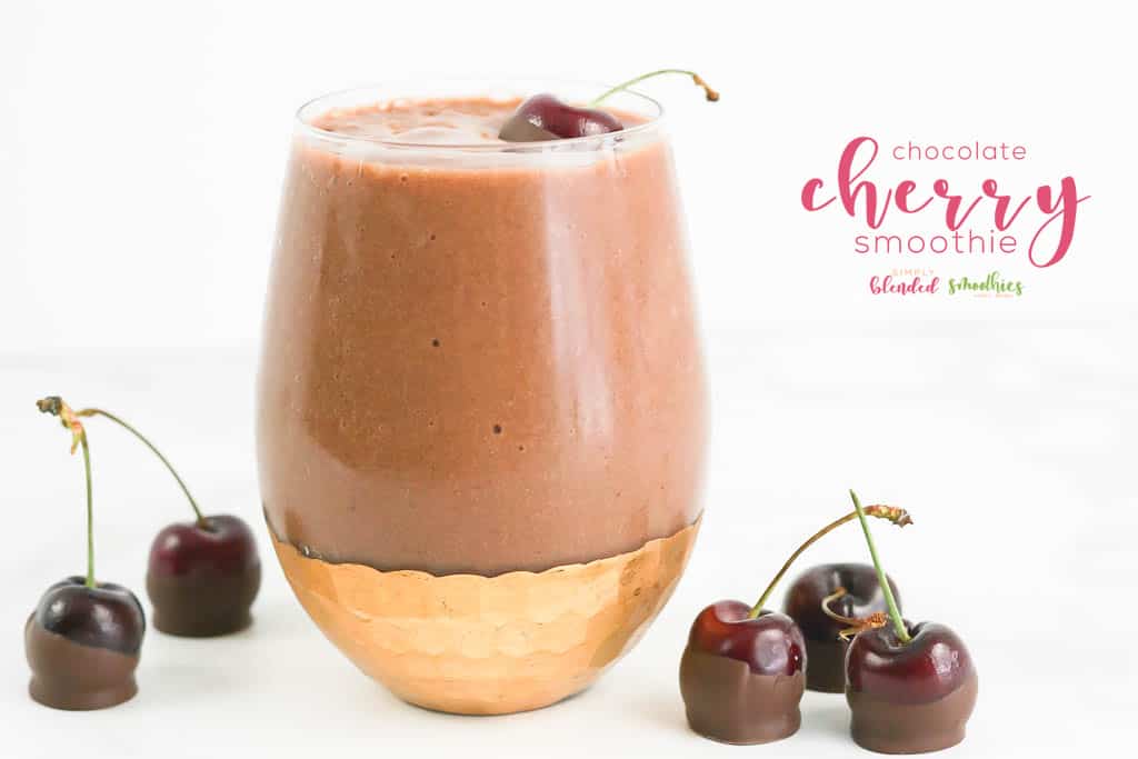 Easy Chocolate Cherry Smoothie Recipe