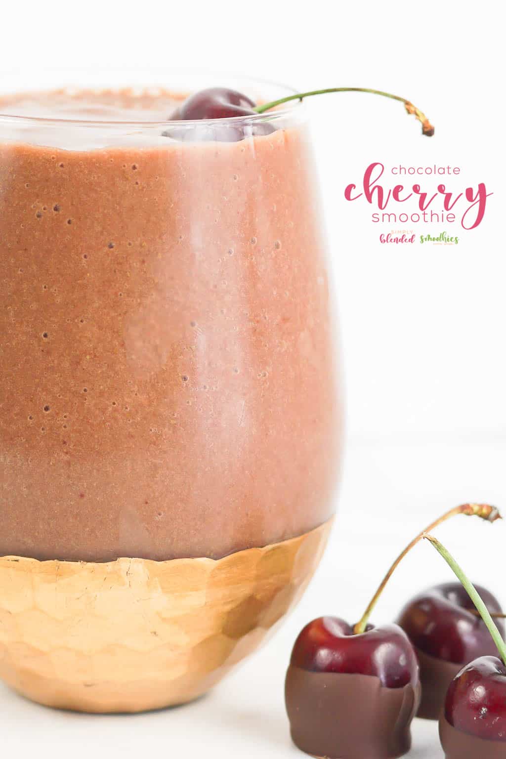 Healthy Chocolate Cherry Smoothie Recipe