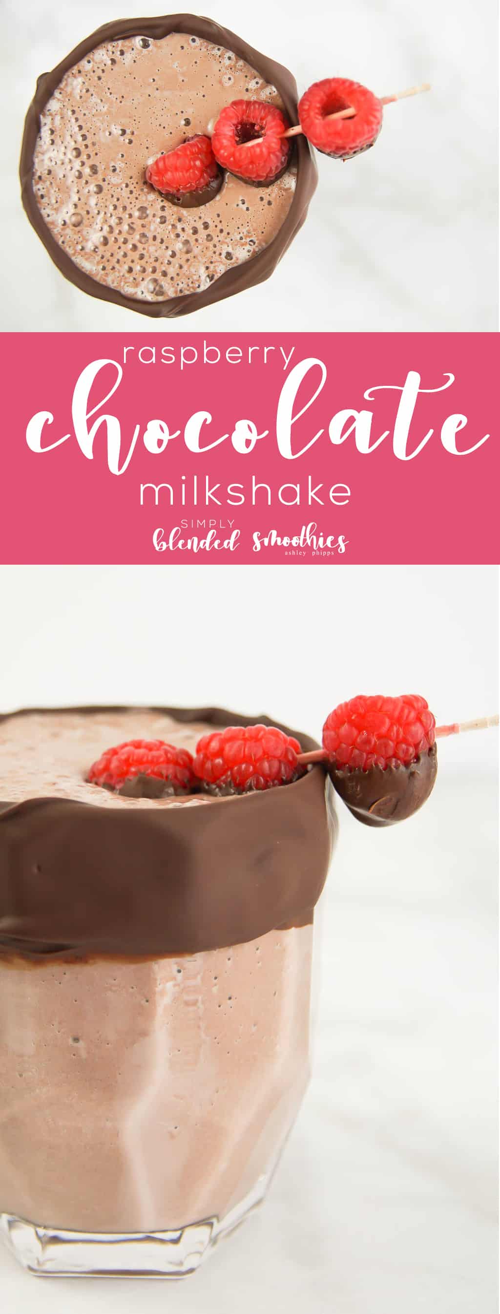 Raspberry Chocolate Milkshake Recipe - So Delicious And Easy To Make - Milkshake - Chocolate Milkshake