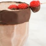 Raspberry Chocolate Milkshake
