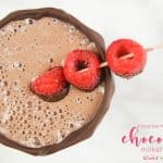 Raspberry Chocolate Milkshake - Chocolate Raspberry Milkshake