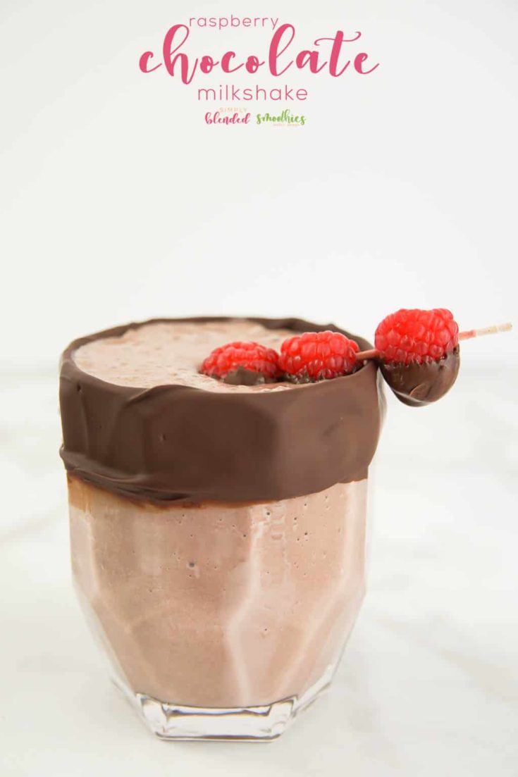 Raspberry Chocolate Milkshake Recipe