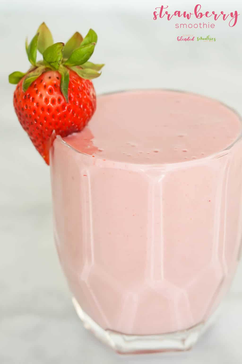 Easy Strawberry Smoothie Recipe