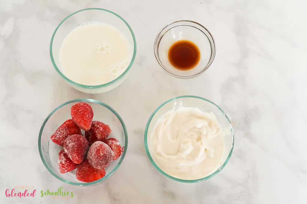 Strawberry Smoothie Ingredients