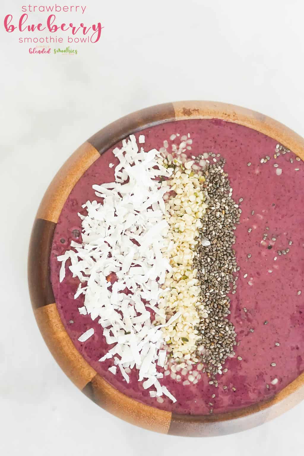 Strawberry Blueberry Smoothie Bowl - Perfect Breakfast Smoothie Bowl Recipe