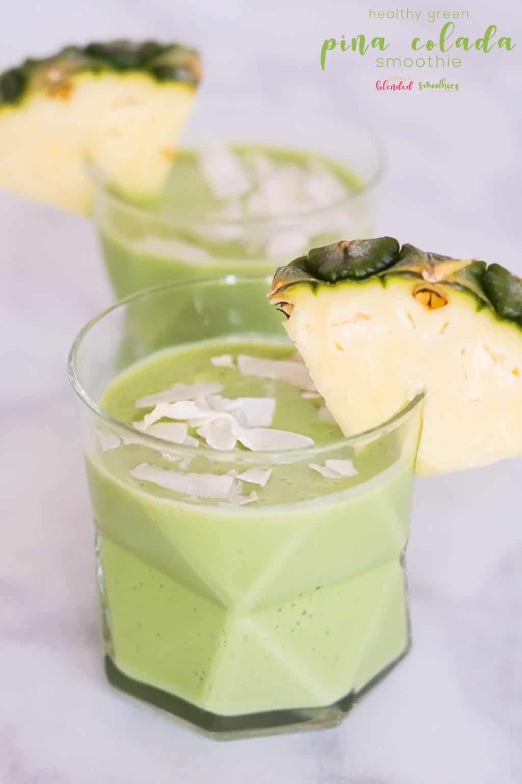 This Healthy Pina Collada Recipe Is A Healthy Alternative To A Pina Colada And Is Full Of Healthy Spinach Pineapple And Other Delicious Ingredients