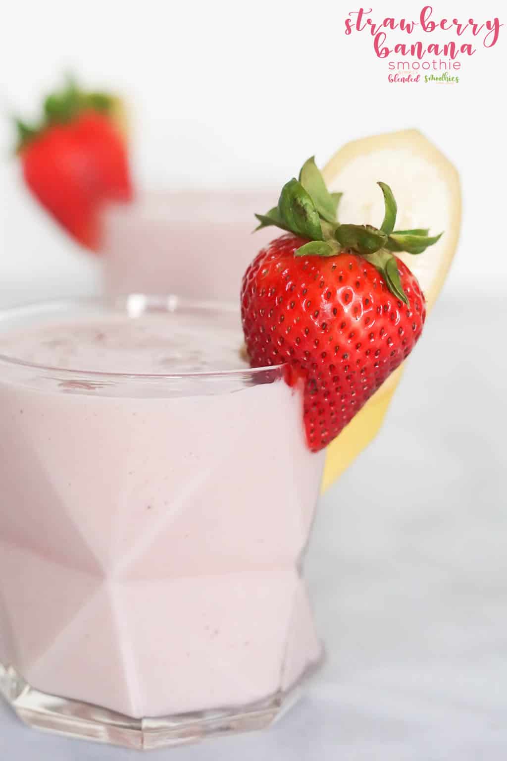 Delicious Strawberry Banana Smoothie