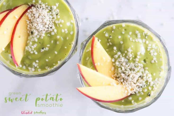 Healthy Green Sweet Potato Smoothie | Delicious Green Smoothie Recipes | 5 | Green Smoothie Recipes