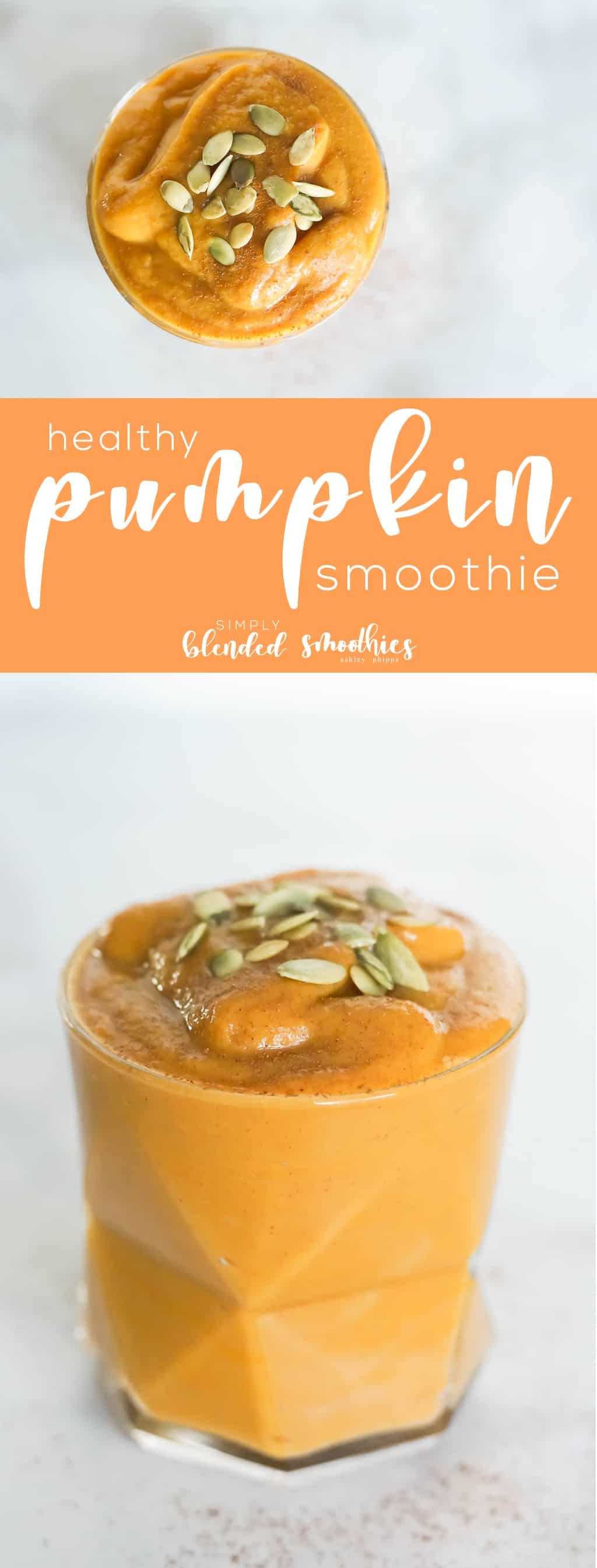 Healthy Pumpkin Smoothie - This Delicious Pumpkin Smoothie Is The Perfect Fall Breakfast Or Snack