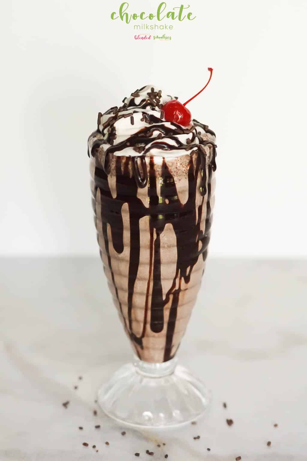 Easy Chocolate Milkshake Recipe