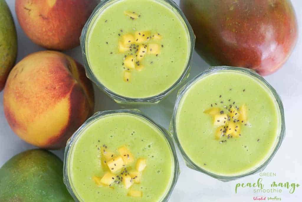Green Peach Mango Smoothie | Green Peach Mango Smoothie | 29 | Blueberry Banana Smoothie