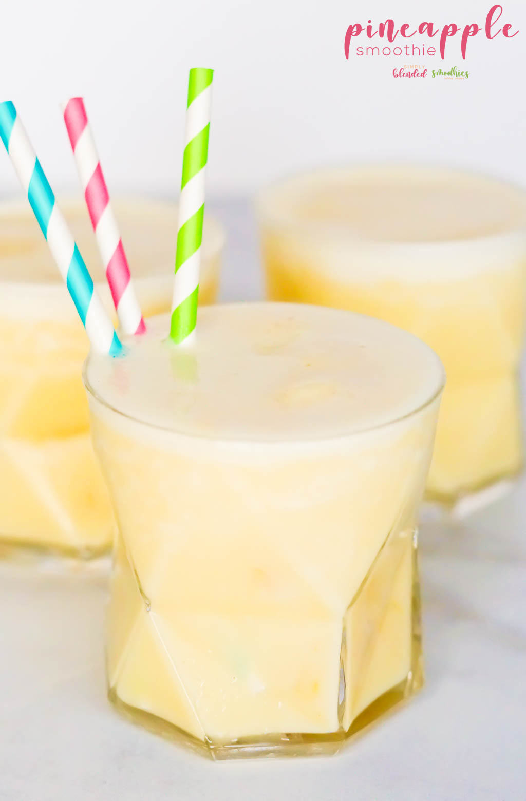 Pineapple Smoothie Simply Blended Smoothies