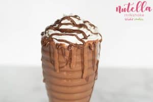 Nutella Milkshake Recipe Nutella Milkshake 4 Peanut Butter Milkshake