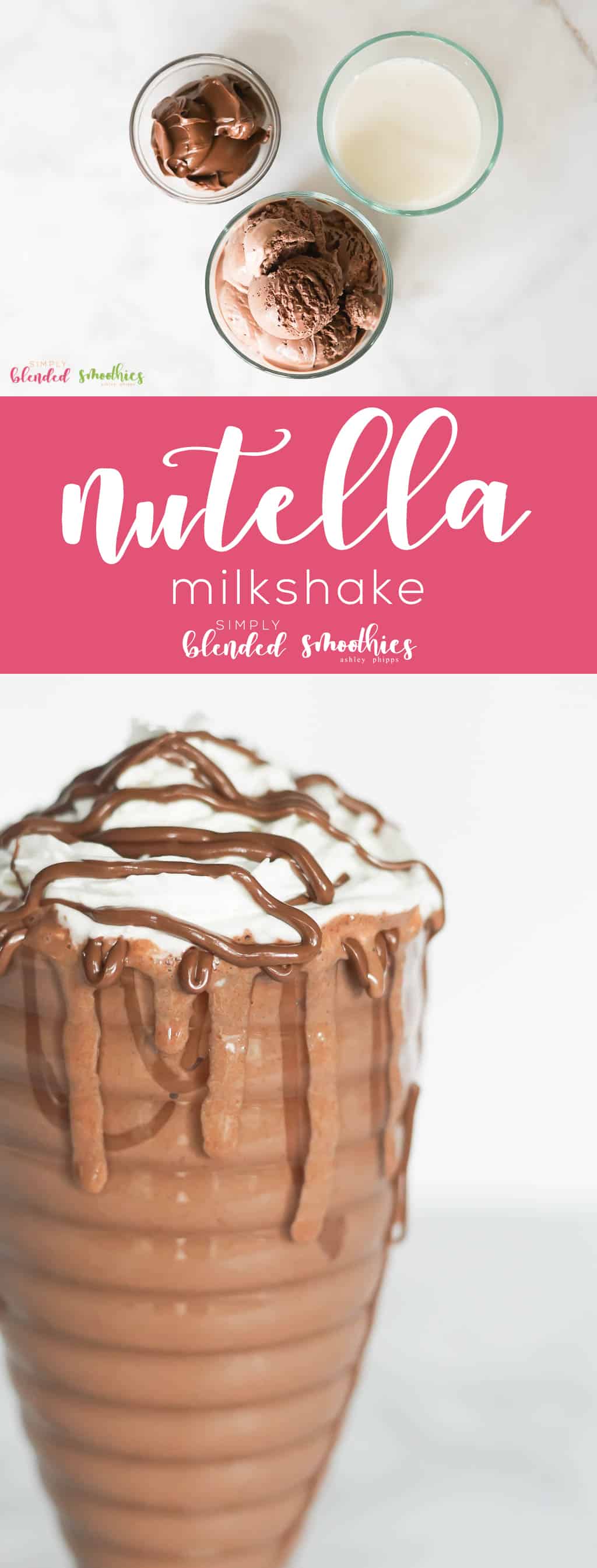 Nutella Milkshake - This Delicious Nutella Milkshake Is Rich Creamy And So Full Of Flavor And The Best Part Is That It Is Really Easy To Make