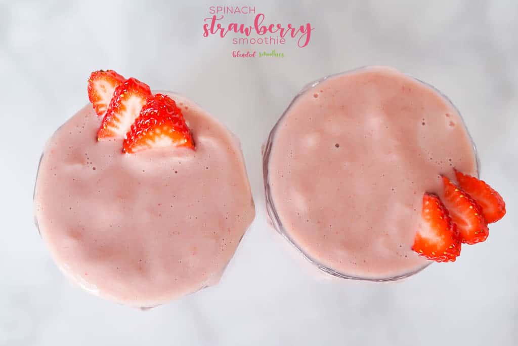 Strawberry Spinach Smoothie