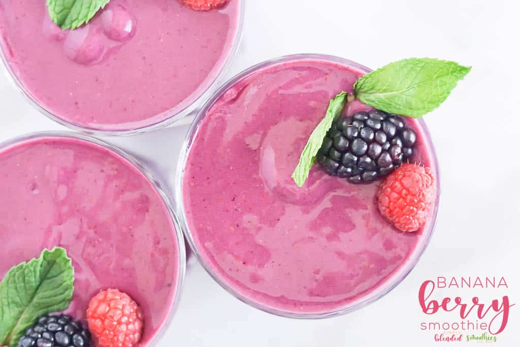 Berry Banana Smoothie | Banana Berry Smoothie | 16 | Green Smoothie Recipes