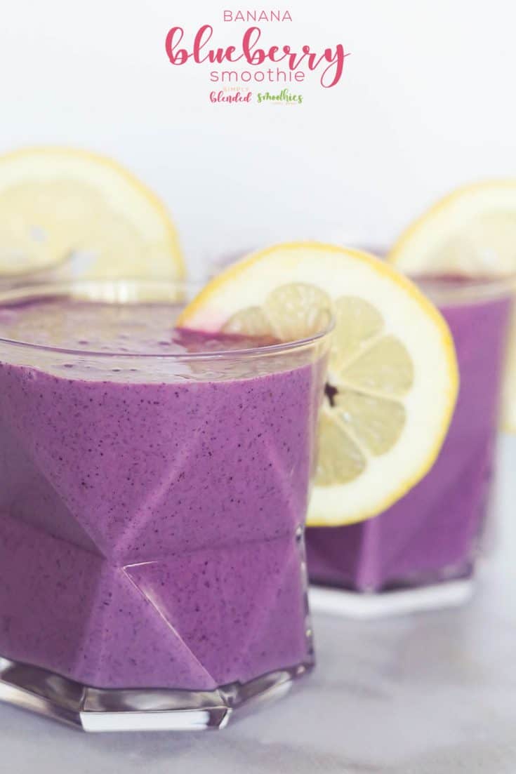 Blueberry Banana Smoothie This Easy Berry Smoothie Recipe Is Delicious And Packed Full Of Antioxidants It Is Such A Healthy Smoothie Blueberry Banana Smoothie 1 Blueberry Banana Smoothie