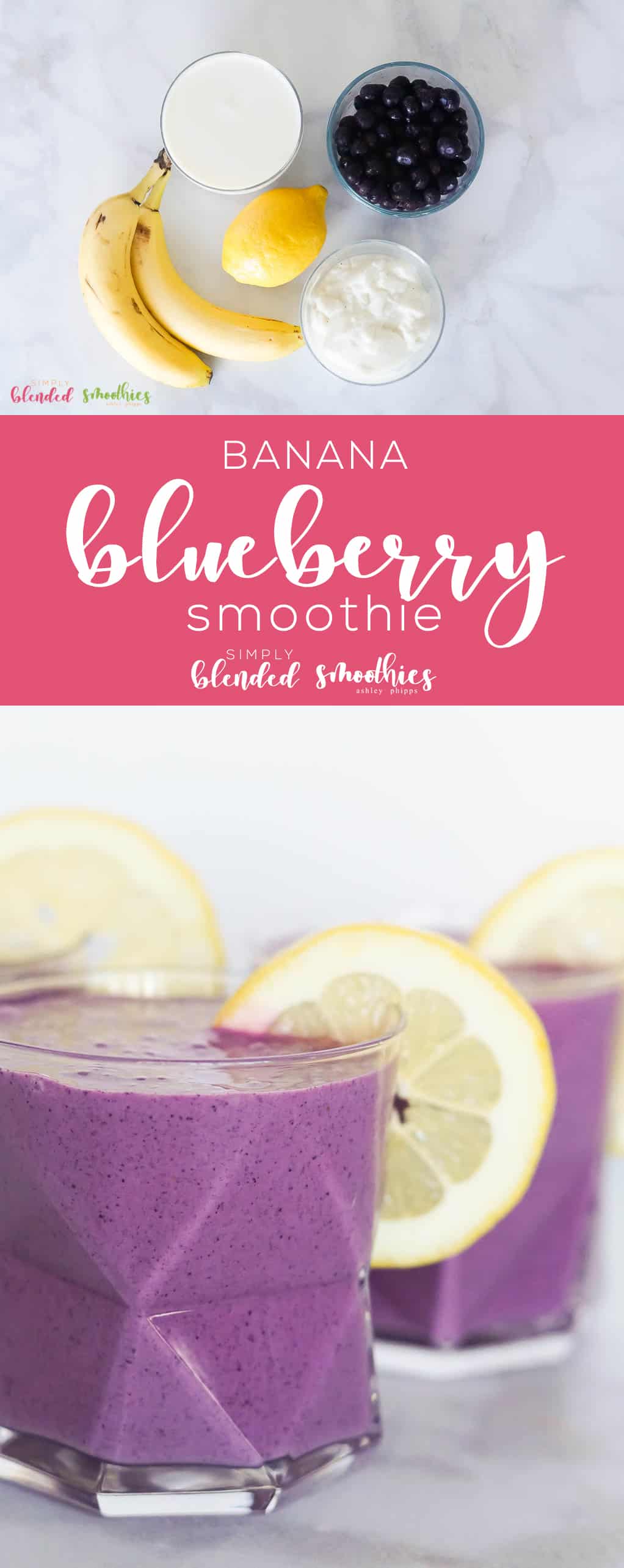 Delicious Blueberry Banana Smoothie - Healthy Smoothie That Is Easy To Make