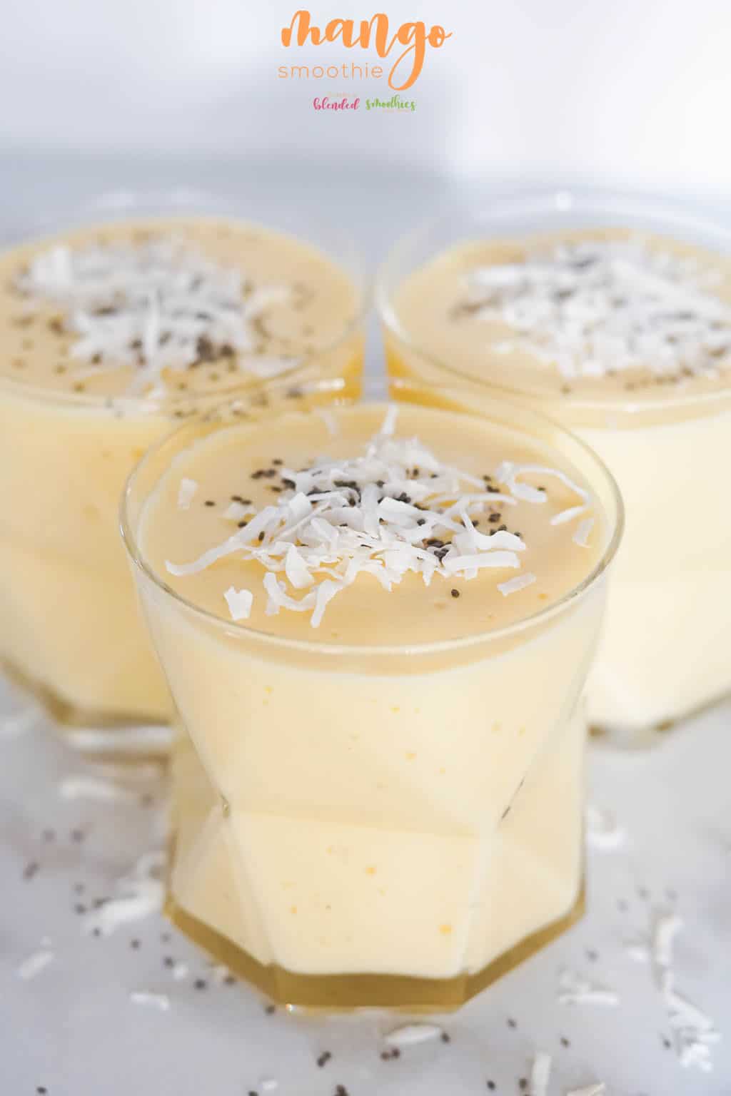 Mango Smoothie - This Mango Smoothie Recipe Is Full Of Tropical Flavor And The Perfect Healthy Smoothie For Breakfast Brunch Lunch Dinner Or Dessert - Mango And Banana Smoothie