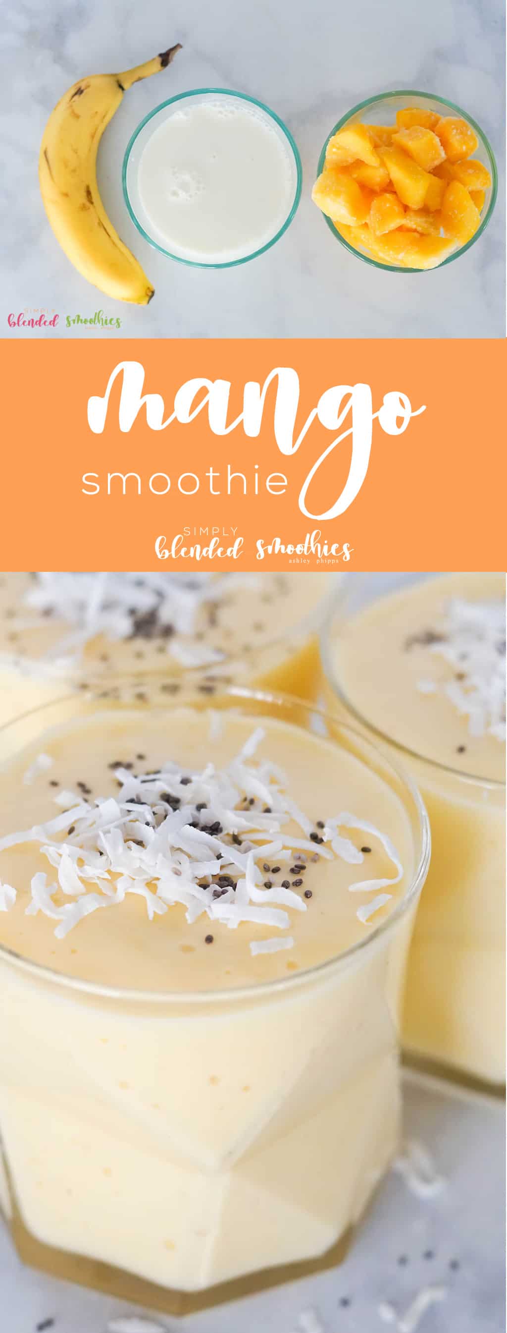 Mango Smoothie - This Healthy Mango Smoothie Recipe Is Full Of Tropical Flavor