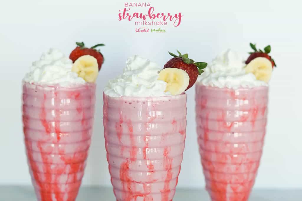 Strawberry Banana Milkshake