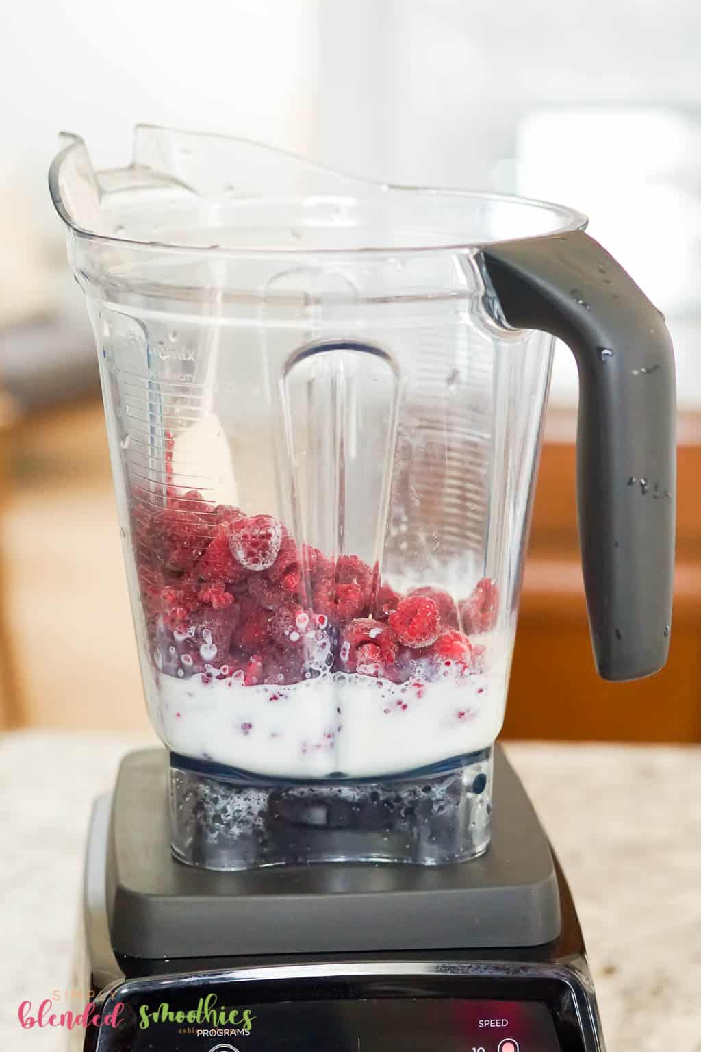 Raspberry Smoothie Ingredients In Blender