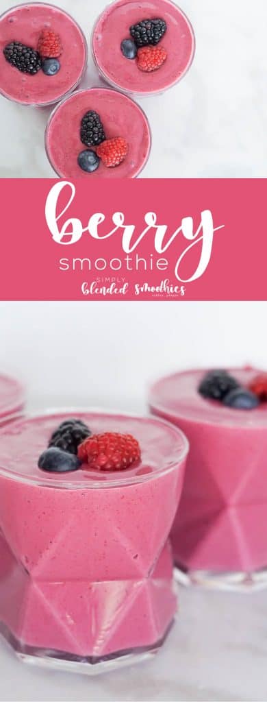 Berry Smoothie | Simply Blended Smoothies