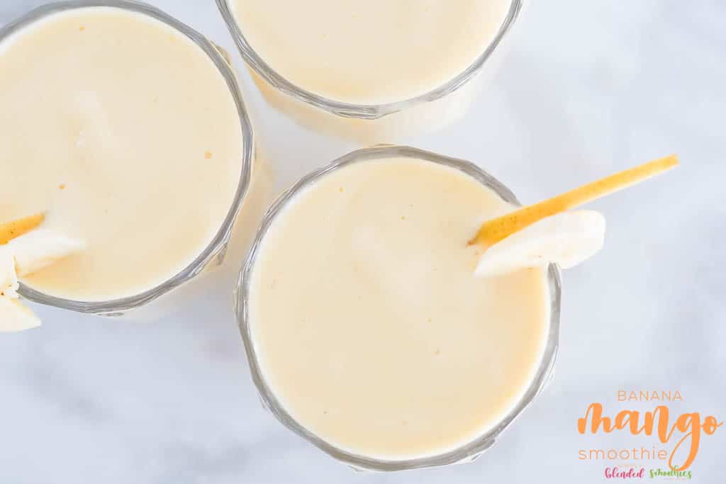 Easy Mango Banana Smoothie