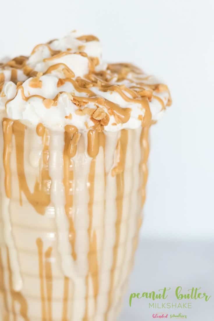 Peanut Butter Milkshake Recipe With Only 3 Ingredients