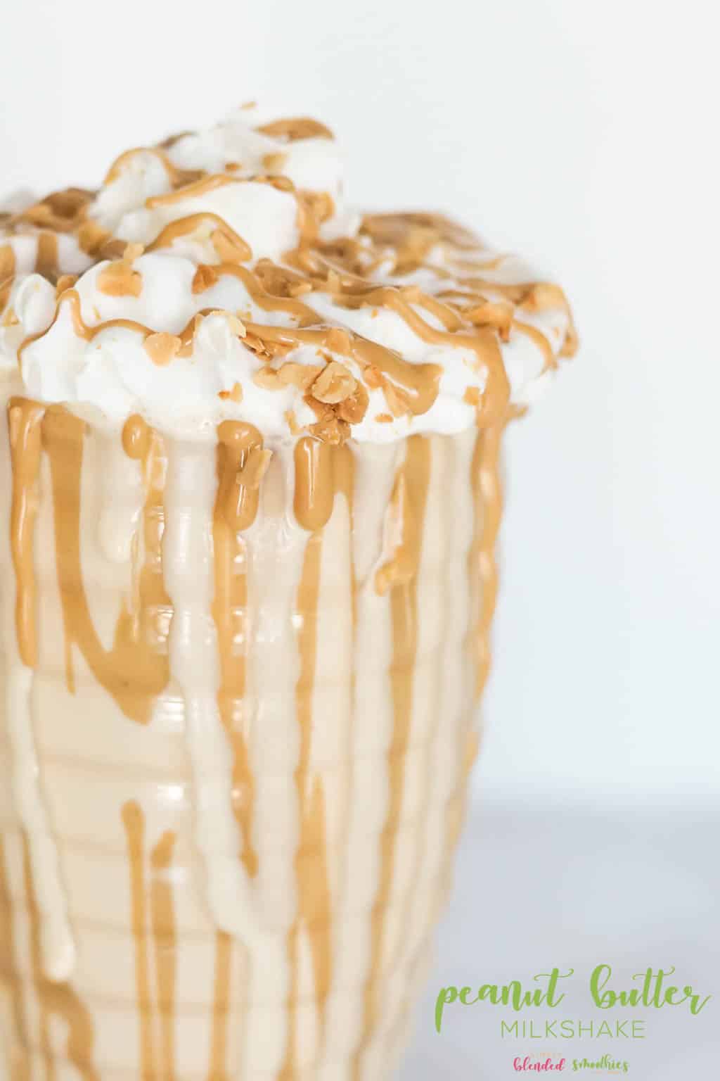 Peanut Butter Milkshake Recipe With Only 3 Ingredients