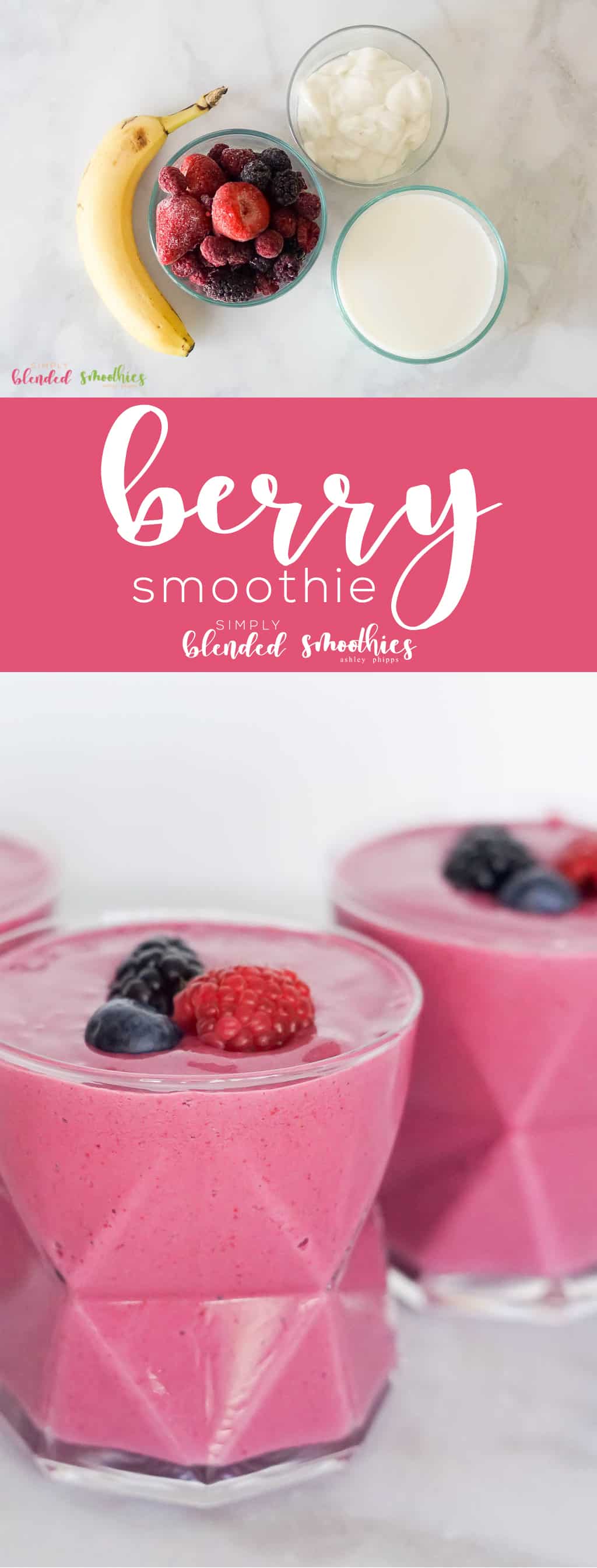 This Delicious Berry Smoothie Recipe Is The Perfect Sweet Smoothie Recipe That Is Healthy And A Hit With The Whole Family