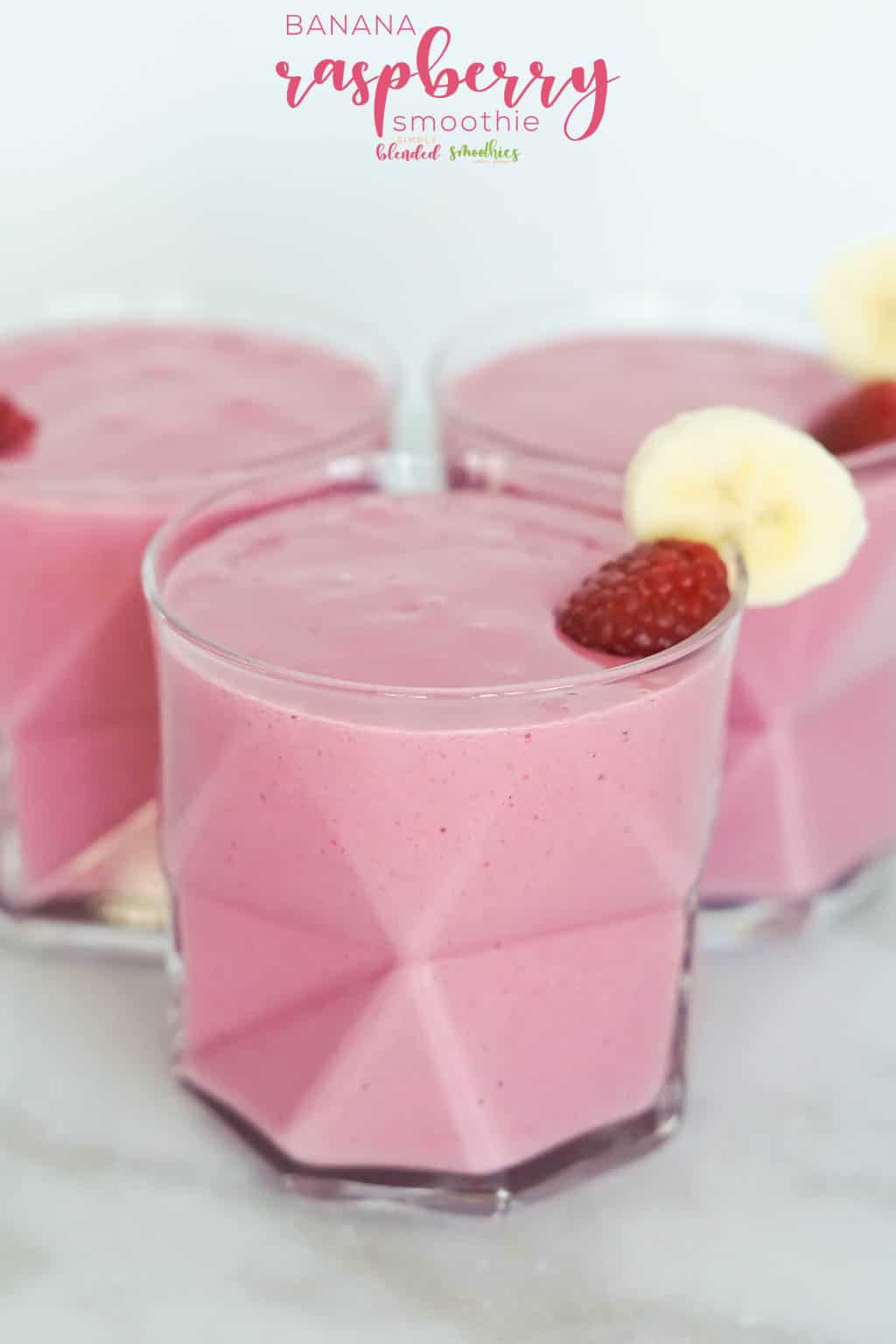 Raspberry Banana Smoothie - This Smoothie Recipe Is A Delicious And Healthy Smoothie