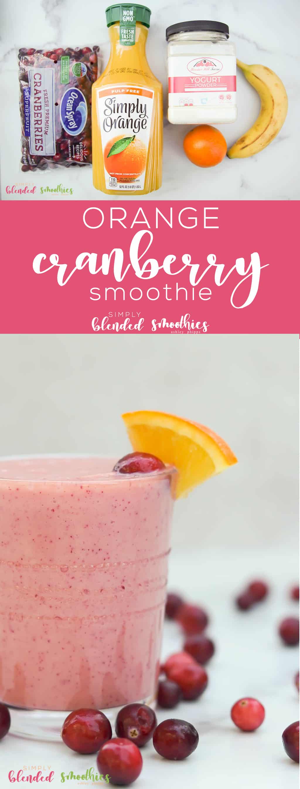 Cranberry Orange Smoothie Recipe