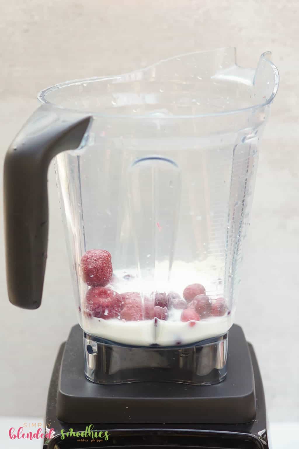 Smoothie Ingredients In A Blender