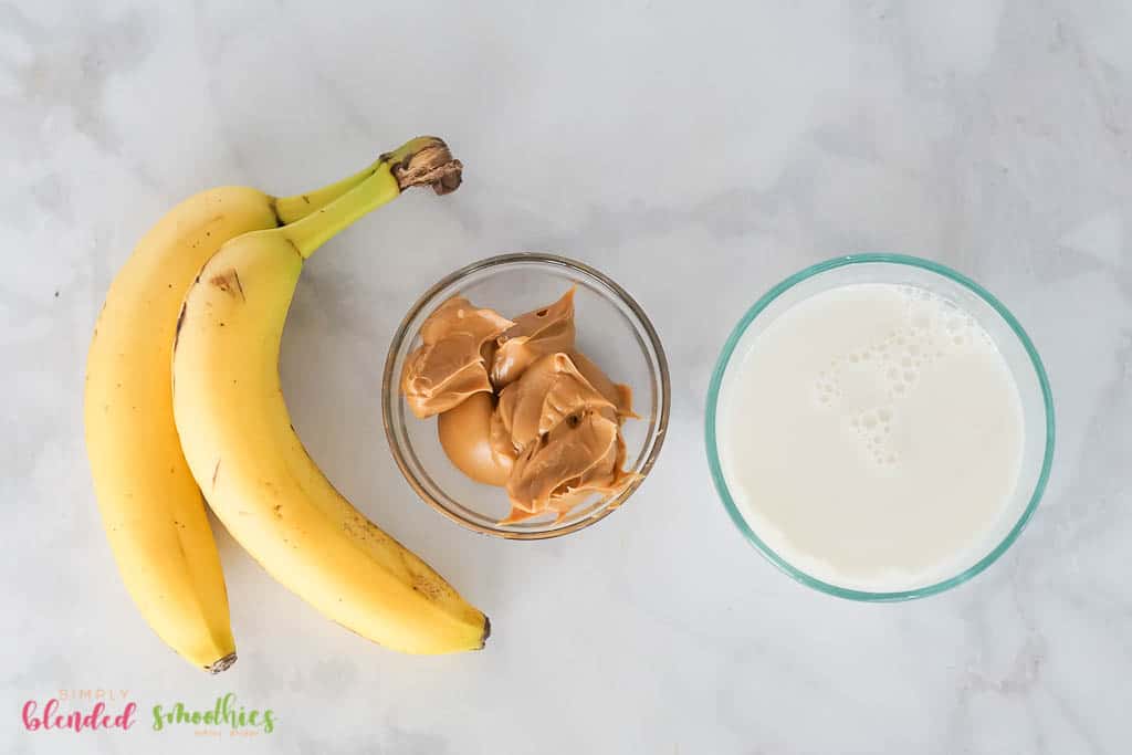 Milk Peanut Butter Shake with Banana - Garlic & Zest