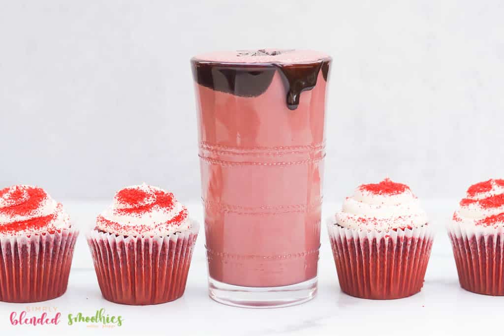 Red Velvet Milkshake 05951 | Decadent Red Velvet Milkshake | 14 | Strawberry Milkshake