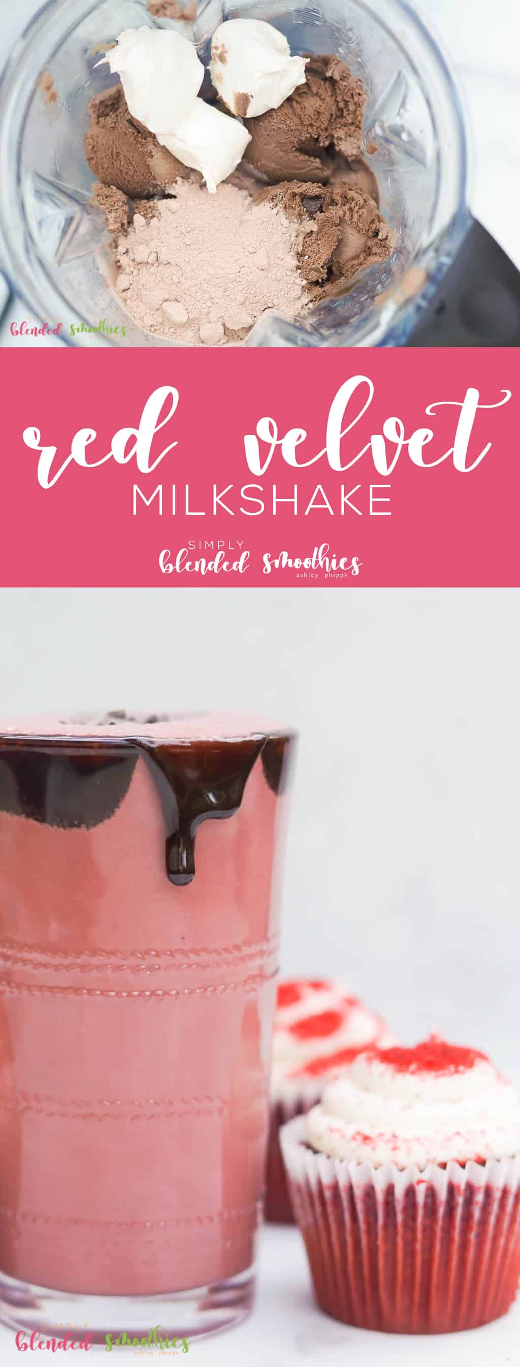 Delicious Red Velvet Milkshake