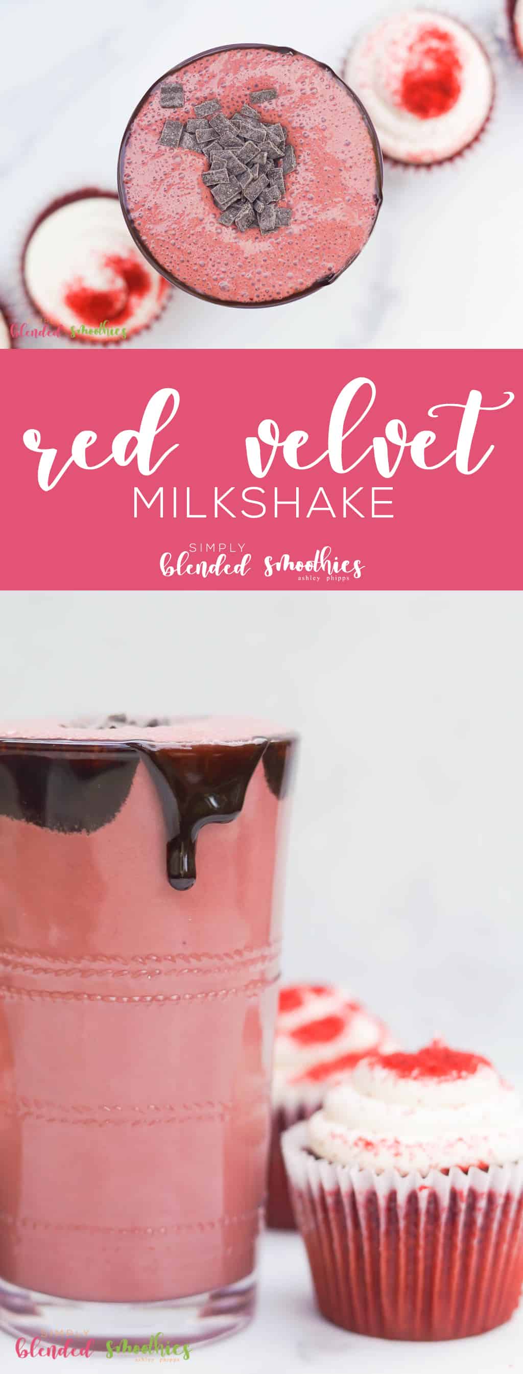 Red Velvet Milkshake - This Delicious And So Easy To Make Red Velvet Milkshake Is A Great Dessert Any Time Of Year But Extra Special Around Valentines Day