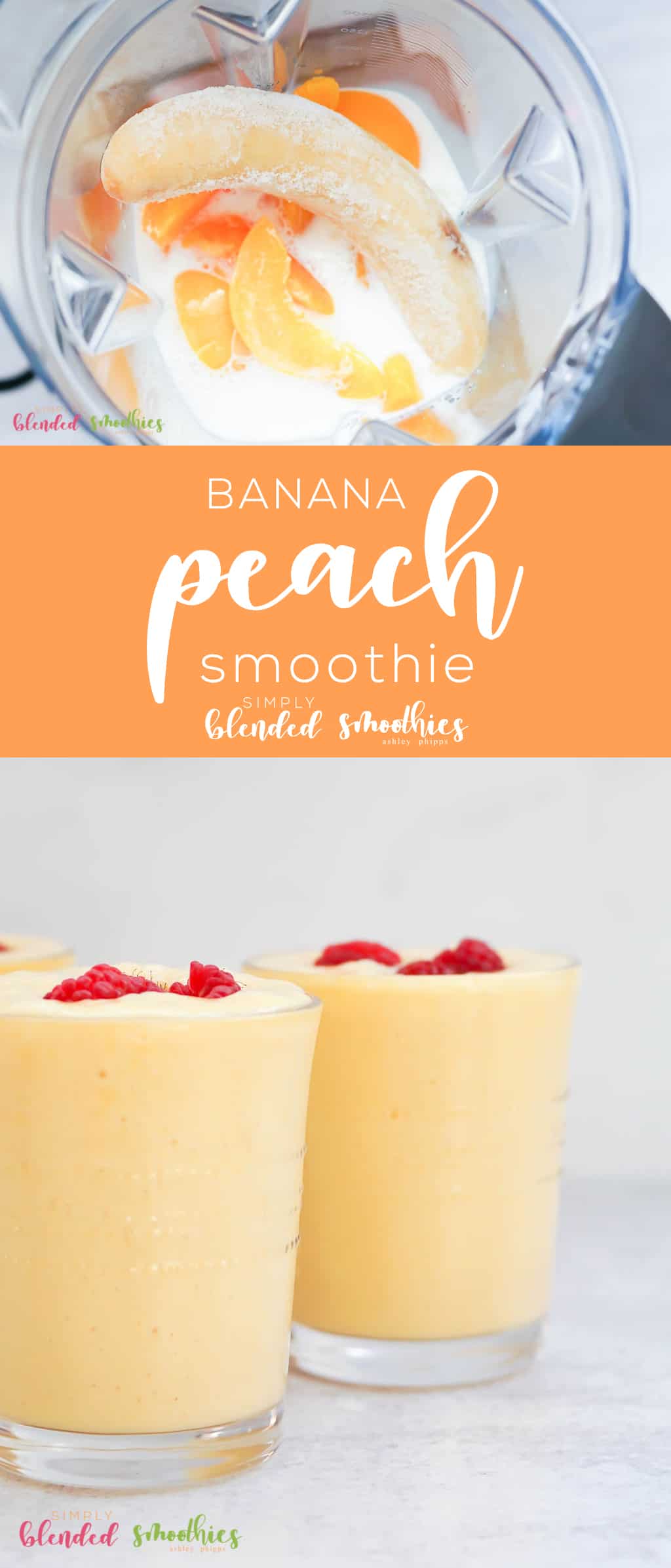 Banana Peach Smoothie Made From Canned Fruit Is Still Super Delicious And So Easy To Make