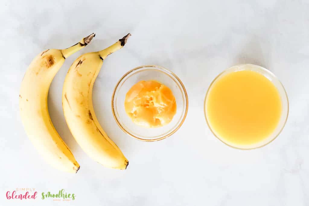 Ingredients For A Banana Orange Smoothie