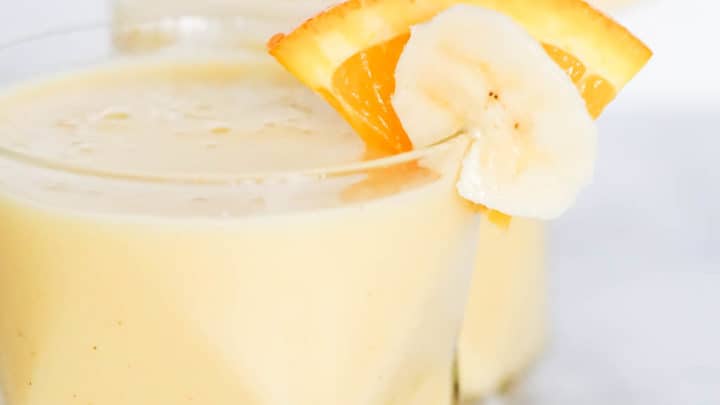 simply orange with banana