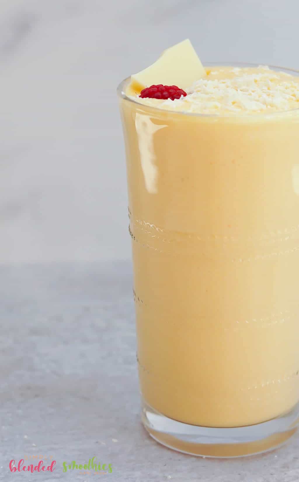 Delicious Peach Milkshake