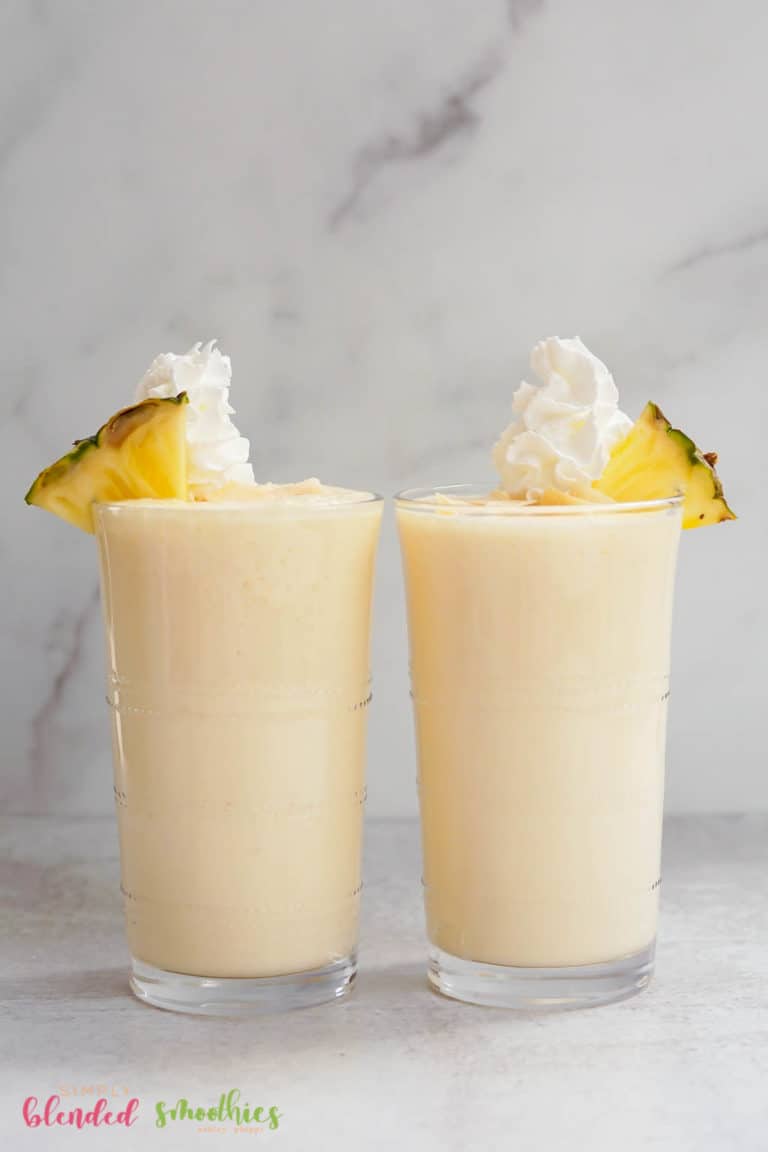 Pineapple Milkshake Simply Blended Smoothies
