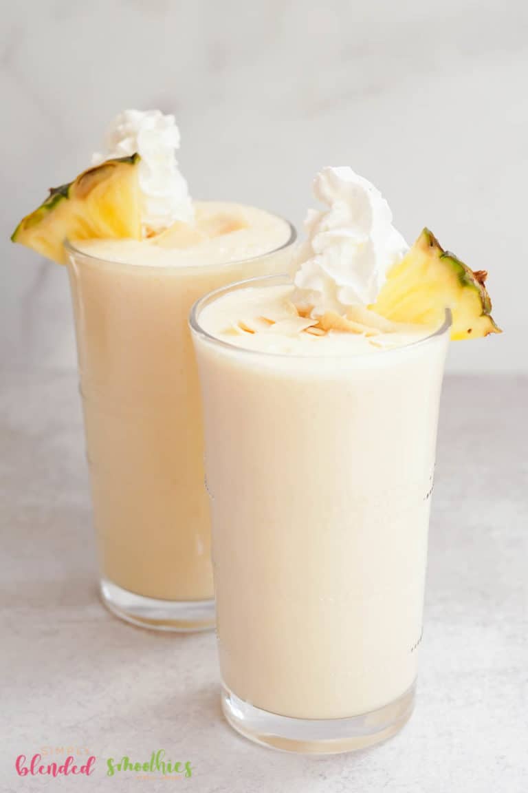Pineapple Milkshake Simply Blended Smoothies