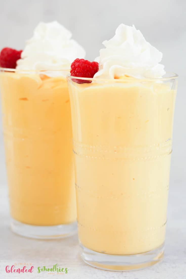 Mango Peach Milkshake | Simply Blended Smoothies