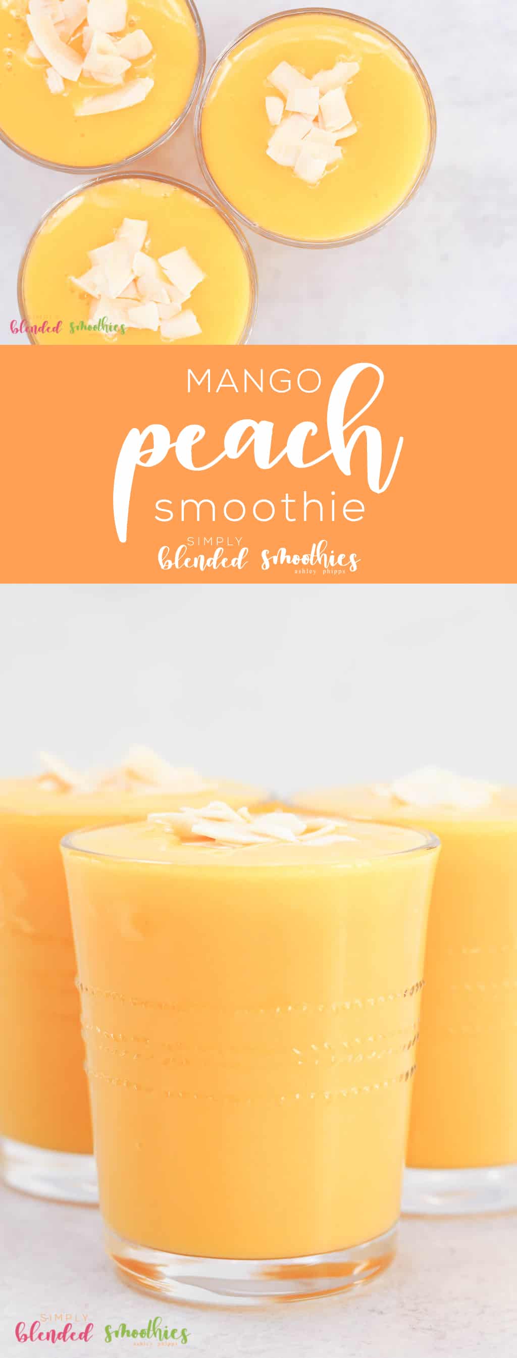 The Tropical Flavors In This Mango Peach Smoothie Are Such A Refreshing And Healthy Smoothie